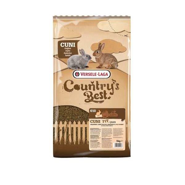 Country’s Best CUNI FIT Pure 5kg – Basse cour – Granulé naturel & riche en fibres sans coccidiostatique in Country’s Best CUNI FIT Pure 5kg