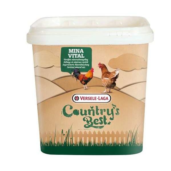 Country’s Best MinaVital 4kg – Basse cour – Mélange de minéraux enrichi pour volailles in Country’s Best MinaVital 4kg