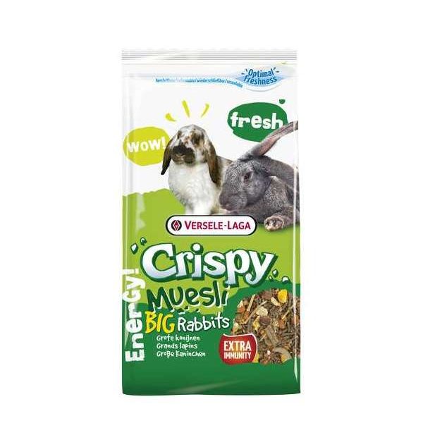 Crispy Muesli – Big Rabbits 2,75kg – Rongeurs – Mélange de qualité, riche en fibres, pour lapins de grande taille et lapins vivant d’extérieur in Crispy Muesli – Big Rabbits 2,75kg