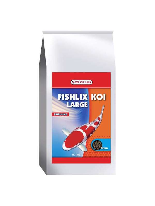 Fishlix Koi Large 8 mm 8kg – Poisson – Granulés pour koï in Fishlix Koi Large 8 mm 8kg