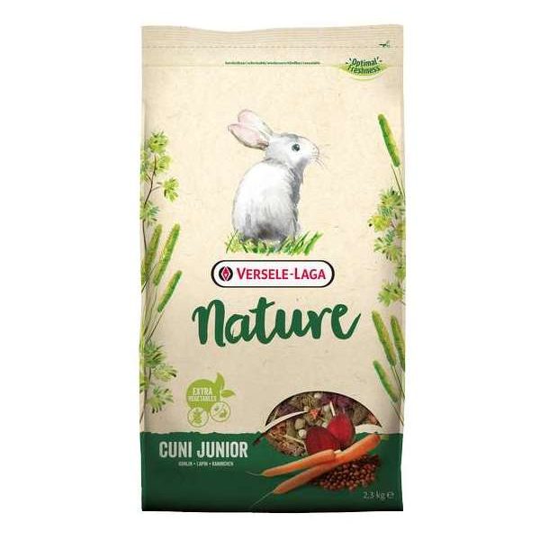 Nature Cuni Junior 2,3 kg – Rongeurs – mélange varié et riche en fibres pour lapins (nains) jusqu’à 8 mois in Nature Cuni Junior 2,3 kg