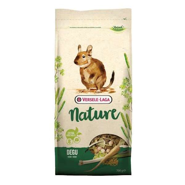 Nature Degu 700 g – Rongeurs – mélange varié et riche en fibres pour octodons in Nature Degu 700 g