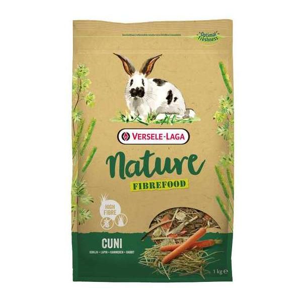 Nature Fibrefood Cuni 1 kg – Rongeurs – mélange varié et riche en fibres pour lapins (nains) sensibles in Nature Fibrefood Cuni 1 kg