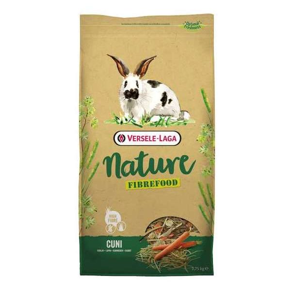 Nature Fibrefood Cuni 2,75 kg – Rongeurs – mélange varié et riche en fibres pour lapins (nains) sensibles in Nature Fibrefood Cuni 2,75 kg