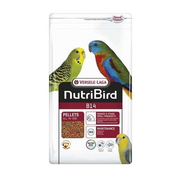 NutriBird B14 3 kg – Oiseaux – Granulés extrudés – aliment d’entretien pour perruches ondulées, autres petites perruches in NutriBird B14 3 kg