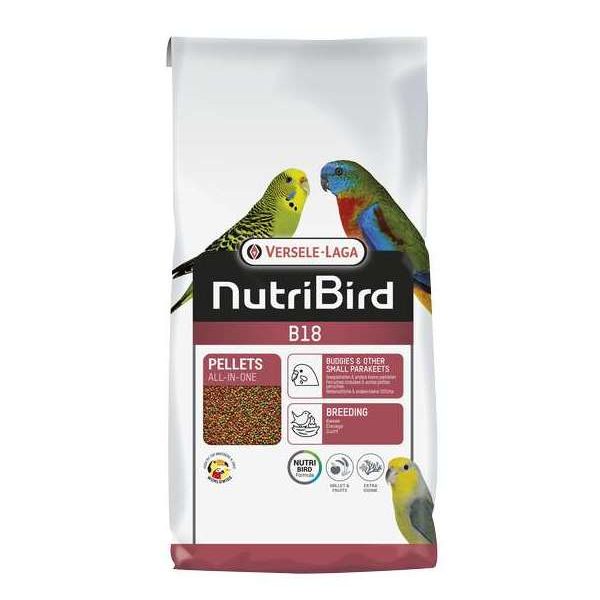 NutriBird B18 10 kg – Oiseaux – Granulés extrudés – aliment d’élevage perruches ondulées & autres petites perruches in NutriBird B18 10 kg