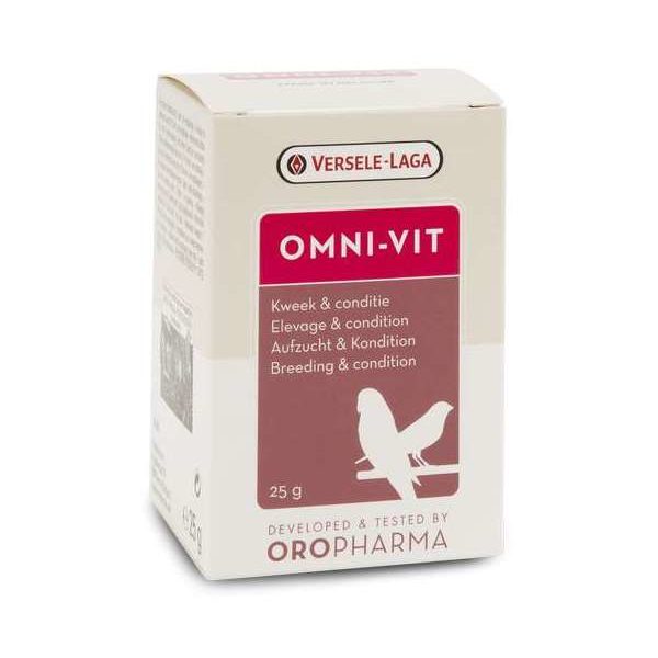 Oropharma Omni-Vit 25g – Oiseaux – Mélange de vitamines pour l’élevage et la condition in Oropharma Omni-Vit 25g