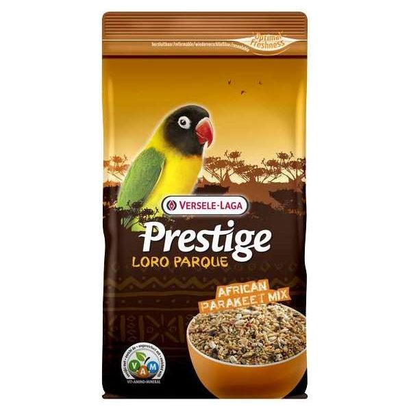 Prestige Loro Parque African Parakeet Mix 1kg – Oiseaux – Mélange de graines enrichi in Prestige Loro Parque African Parakeet Mix 1kg