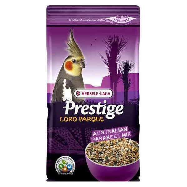 Prestige Loro Parque Australian Parakeet Mix 1kg – Oiseaux – Mélange de graines enrichi in Prestige Loro Parque Australian Parakeet Mix 1kg