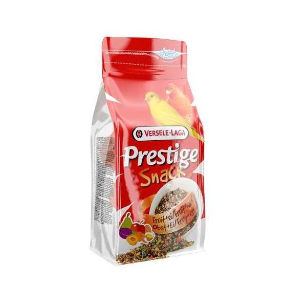 Prestige Snacks Canaris 125g – Oiseaux – Mélange gourmand – fruit & d’œuf in Prestige Snacks Canaris 125g