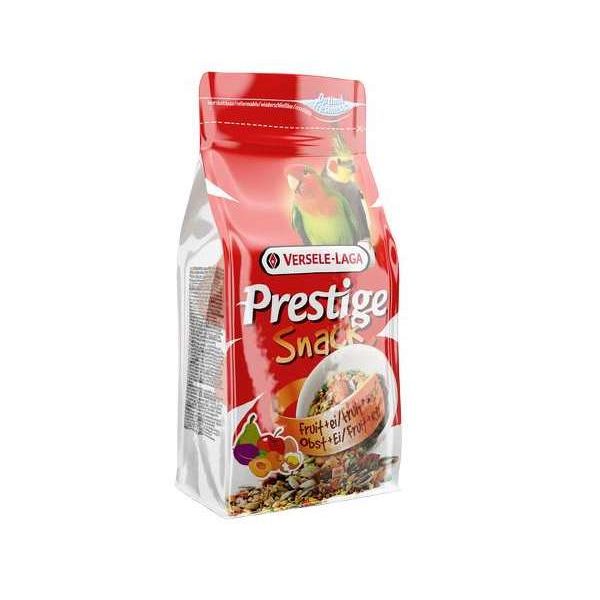 Prestige Snacks Grandes Perruches 125g – Oiseaux – Mélange gourmand – fruit & d’œuf in Prestige Snacks Grandes Perruches 125g