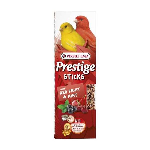 Prestige Sticks Canaris avec Fruits Rouges & Menthe – 2 pièces 60g – Oiseaux – Bâtonnets de graines très variés in Prestige Sticks Canaris avec Fruits Rouges & Menthe – 2 pièces 60g