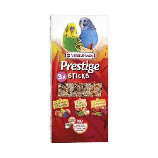 Prestige Sticks Petites Perruches Triple Variety Pack – 3 goûts 90g – Oiseaux – Bâtonnets de graines très variés in Prestige Sticks Petites Perruches Triple Variety Pack – 3 goûts 90g