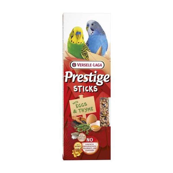 Prestige Sticks Petites Perruches avec Œufs & Thym – 2 pièces 60g – Oiseaux – Bâtonnets de graines très variés in Prestige Sticks Petites Perruches avec Œufs & Thym – 2 pièces 60g